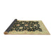 Sideview of Abstract Dark Brown Oriental Rug, abs2971