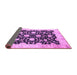 Sideview of Oriental Purple Traditional Rug, abs2971pur