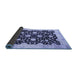 Sideview of Oriental Blue Traditional Rug, abs2971blu