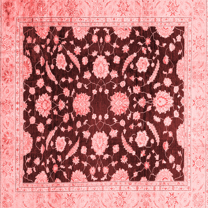 Machine Washable Oriental Red Traditional Rug, wshabs2971red