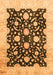 Oriental Orange Traditional Rug, abs2971org