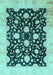 Oriental Light Blue Traditional Rug, abs2971lblu