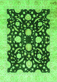 Oriental Green Traditional Rug, abs2971grn