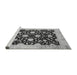 Sideview of Machine Washable Oriental Gray Traditional Rug, wshabs2971gry