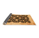 Sideview of Oriental Orange Traditional Rug, abs2971org