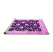 Sideview of Machine Washable Oriental Purple Traditional Area Rugs, wshabs2971pur