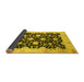 Sideview of Oriental Yellow Traditional Rug, abs2971yw