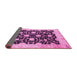 Sideview of Oriental Pink Traditional Rug, abs2971pnk