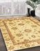 Machine Washable Abstract Chrome Gold Yellow Rug in a Family Room, wshabs2972