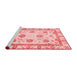 Modern Red Washable Rugs