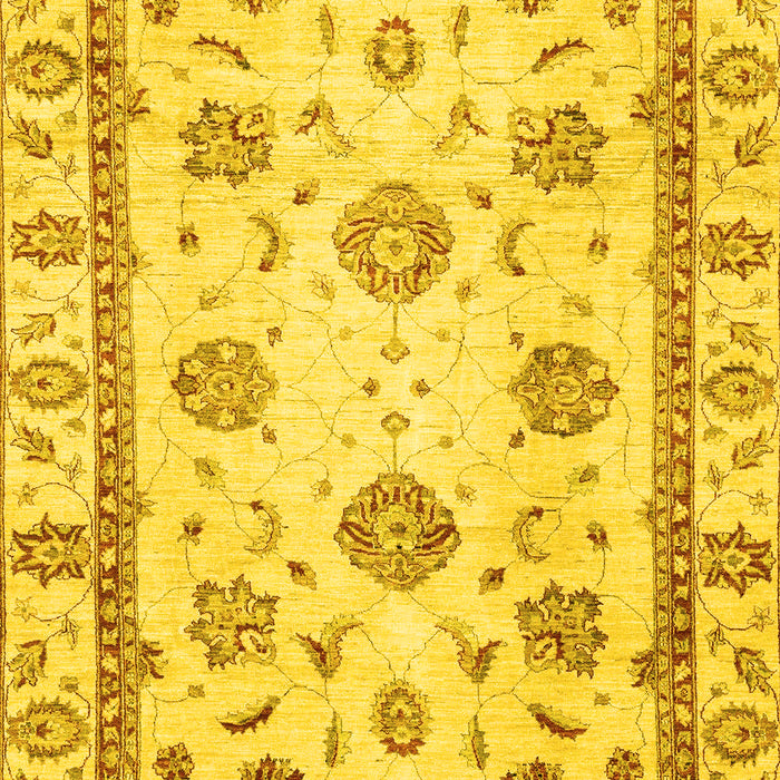 Machine Washable Abstract Yellow Modern Rug, wshabs2972yw