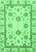 Abstract Emerald Green Modern Rug, abs2972emgrn