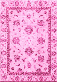 Abstract Pink Modern Rug, abs2972pnk