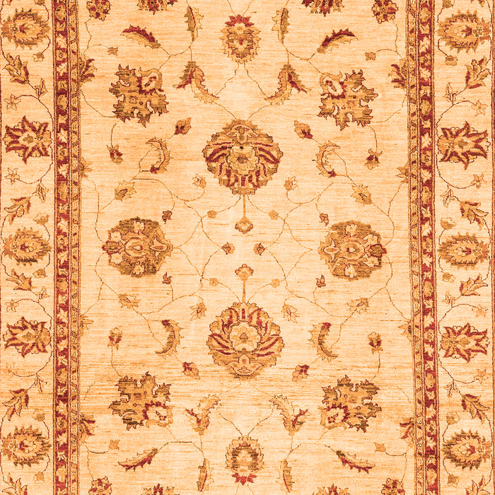 Machine Washable Abstract Orange Modern Area Rugs, wshabs2972org