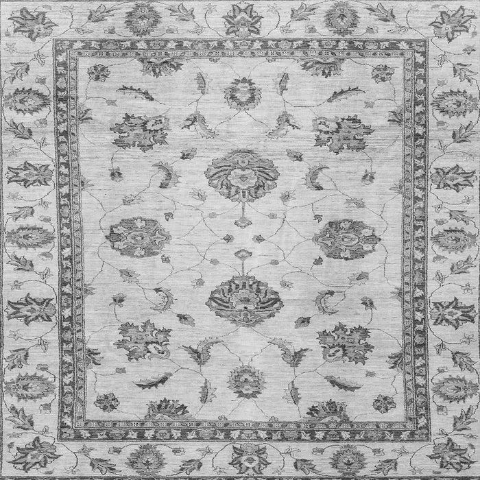Square Machine Washable Abstract Gray Modern Rug, wshabs2972gry
