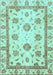 Abstract Light Blue Modern Rug, abs2972lblu