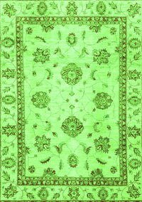 Abstract Green Modern Rug, abs2972grn