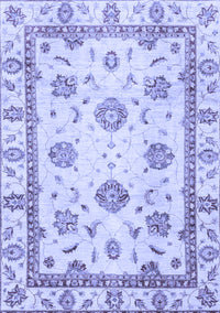 Abstract Blue Modern Rug, abs2972blu