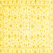 Square Oriental Yellow Traditional Rug, abs2973yw