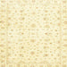 Square Machine Washable Abstract Brown Gold Rug, wshabs2973