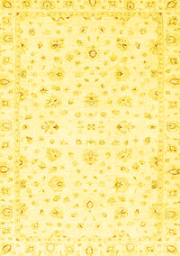 Oriental Yellow Traditional Rug, abs2973yw