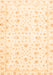 Machine Washable Oriental Orange Traditional Area Rugs, wshabs2973org