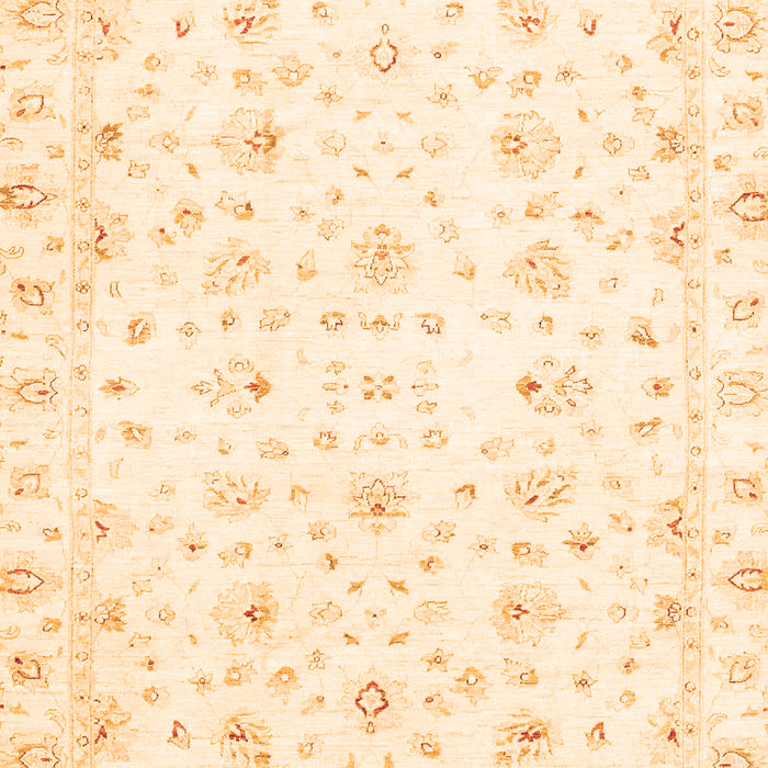 Machine Washable Oriental Orange Traditional Area Rugs, wshabs2973org