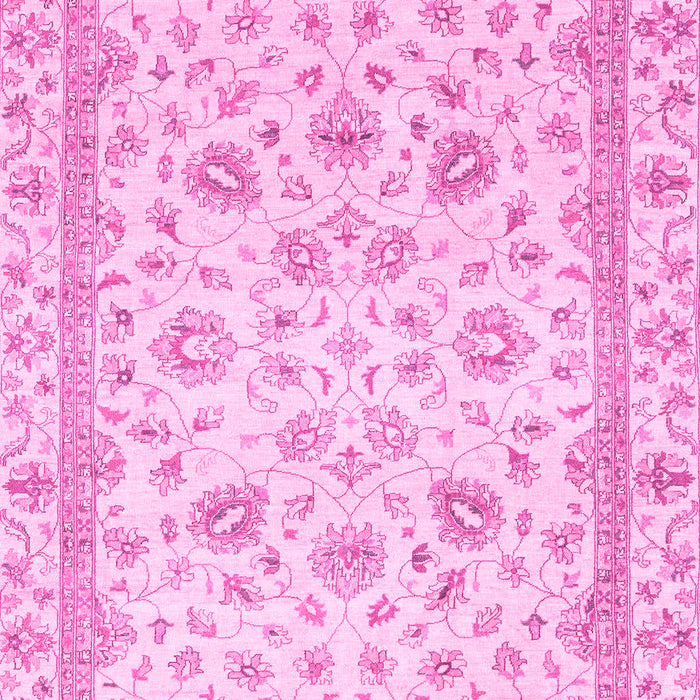 Machine Washable Abstract Pink Modern Rug, wshabs2974pnk