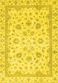 Abstract Yellow Modern Rug, abs2974yw