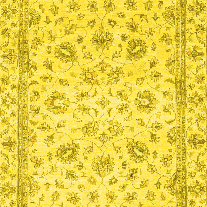 Abstract Yellow Modern Rug, abs2974yw
