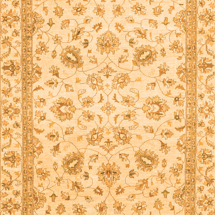 Machine Washable Abstract Orange Modern Area Rugs, wshabs2974org