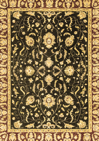 Oriental Brown Traditional Rug, abs2975brn