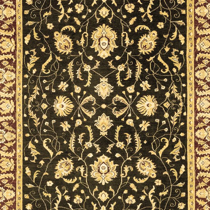 Oriental Brown Traditional Rug, abs2975brn