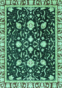 Oriental Turquoise Traditional Rug, abs2975turq