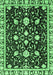 Oriental Emerald Green Traditional Rug, abs2975emgrn