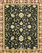 Abstract Chocolate Brown Oriental Rug, abs2975