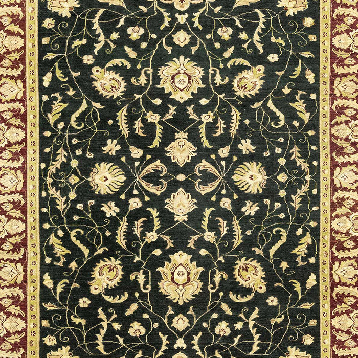 Machine Washable Abstract Milk Chocolate Brown Rug, wshabs2975