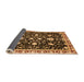 Sideview of Oriental Orange Traditional Rug, abs2975org