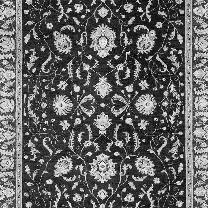 Machine Washable Oriental Gray Traditional Rug, wshabs2975gry