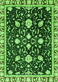 Oriental Green Traditional Rug, abs2975grn