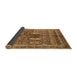 Sideview of Abstract Brown Modern Rug, abs2976brn