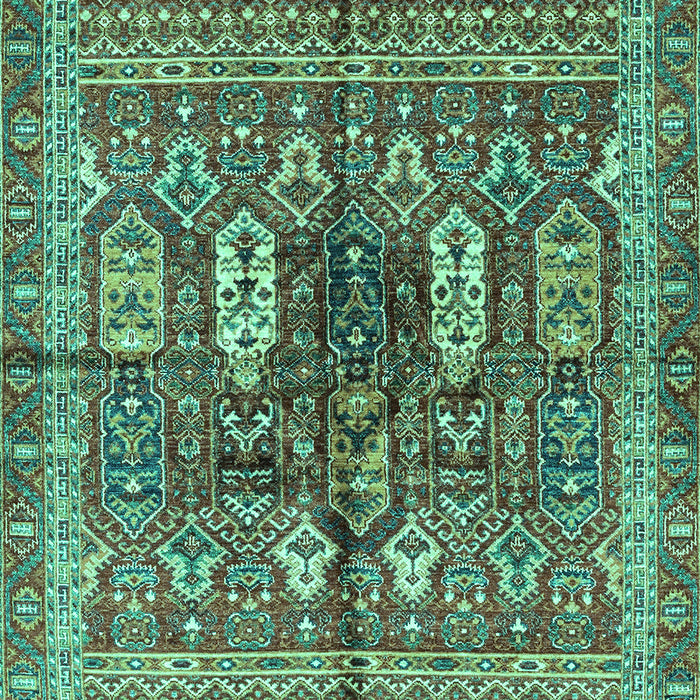 Abstract Turquoise Modern Rug, abs2976turq
