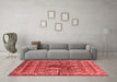 Modern Red Washable Rugs