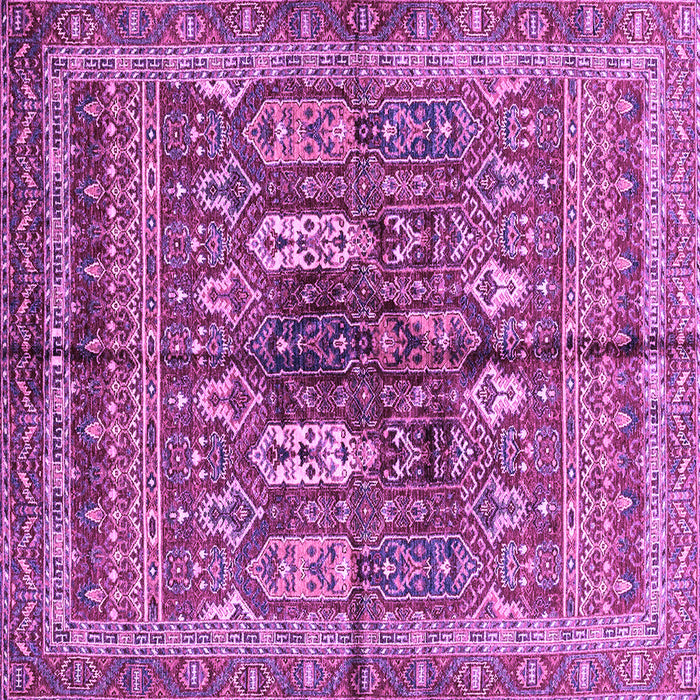 Square Machine Washable Abstract Purple Modern Area Rugs, wshabs2976pur