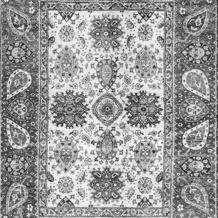 Machine Washable Abstract Gray Modern Rug, wshabs2977gry