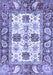 Abstract Blue Modern Rug, abs2977blu