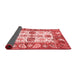 Abstract Red Modern Area Rugs