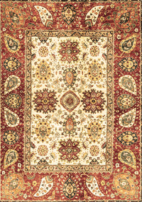 Abstract Brown Modern Rug, abs2977brn