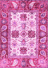 Abstract Pink Modern Rug, abs2977pnk