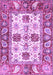 Machine Washable Abstract Purple Modern Area Rugs, wshabs2977pur